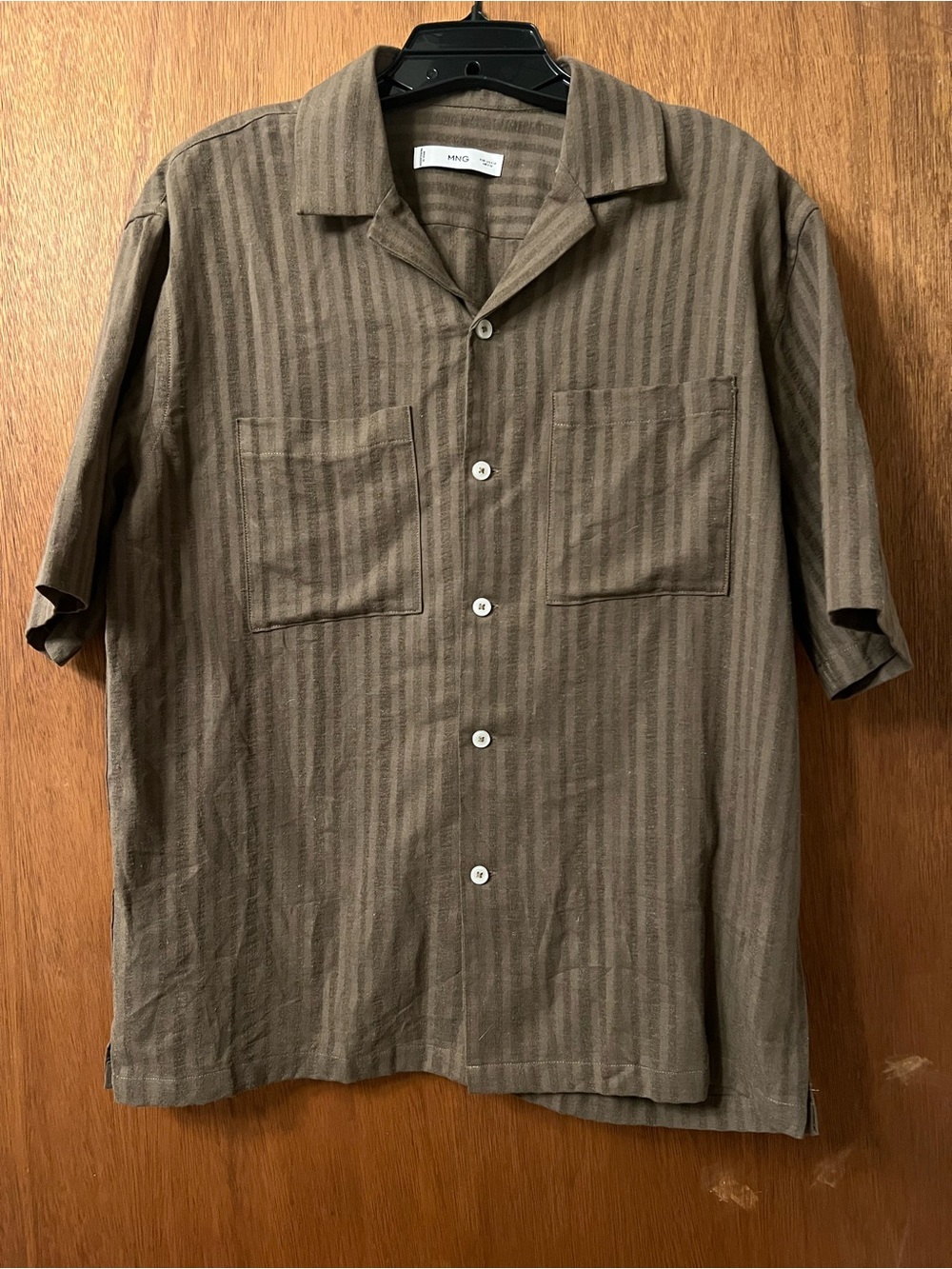 Mango Men’s Brown Cabana Shirt